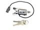 Ignition Lock Cylinder with Keys; Chrome (79-93 Mustang)