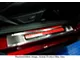 Illuminated Door Sill Plate Covers; Blue (15-23 Mustang)