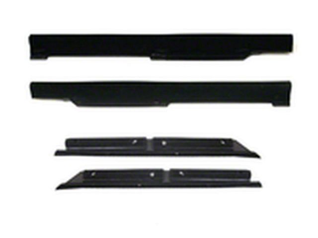 Replacement Inner and Outer Door Belt Weatherstrip; Driver and Passenger Side (83-93 Mustang Convertible)