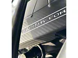 Intake Cover Letter Vinyl Inserts; Gloss White (24-26 Mustang)