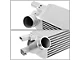 FMIC Bar and Plate Core Front Mount Intercooler; Silver (15-23 Mustang EcoBoost)