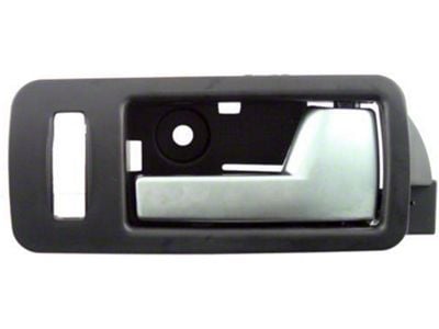 Interior Door Handle; Black and Aluminum; Passenger Side (05-14 Mustang)