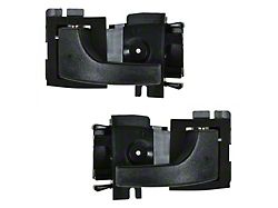 Interior Door Handles; Black (79-93 Mustang)
