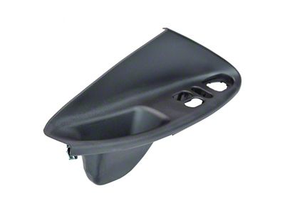 Interior Door Pull Handle; Textured Black; Driver Side (94-98 Mustang Coupe)