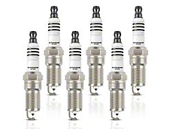 Iridium and Platinum Spark Plugs; Set of 6 (98-04 Mustang V6)