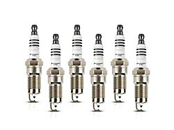 Iridium and Platinum Spark Plugs; Set of 6 (85-86 3.8L Mustang; 94-97 Mustang V6; 05-10 Mustang V6)