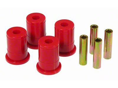 IRS Subframe Bushing Kit; Red (79-98 Mustang)