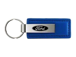 Ford Leather Key Fob; Blue 