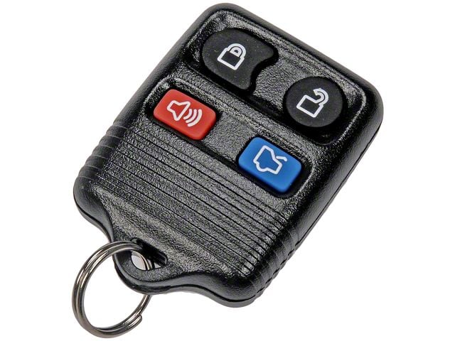 Keyless Entry Remote; 4-Button (99-14 Mustang)