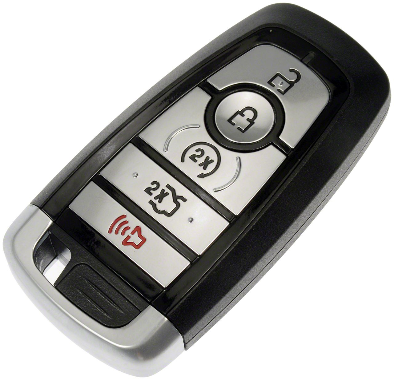 BEX 2pc Uncut Remote Key 4 Button 80 Bit – For Ford Mustang 2005-2014 Keyless Entry
