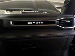 Large Aluminum Dash Plate; Coyote (24-25 Mustang)
