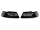 LED Bar Factory Style Headlights; Chrome Housing; Smoked Lens (99-04 Mustang)