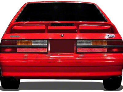 LED Bar Third Brake Light; Smoked (87-93 Mustang LX Hatchback w/ OEM Spoiler)