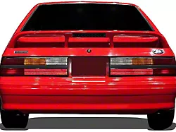 LED Bar Third Brake Light; Smoked (87-93 Mustang LX Hatchback w/ OEM Spoiler)