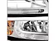 LED DRL Headlights; Chrome Housing; Clear Lens (99-04 Mustang)
