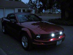 LED Fog Lights; Blue (05-09 Mustang GT)
