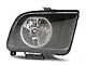 LED Halo Factory Style Headlights; Matte Black Housing; Clear Lens (05-09 Mustang w/ Factory Halogen Headlights, Excluding GT500)