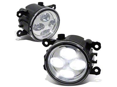 LED Projector Fog Lights; Clear (05-09 Mustang w/ Pony Package)