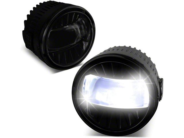 LED Projector Fog Lights for Bumper; Smoked (05-09 Mustang GT)