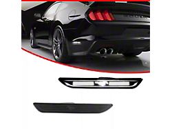 LED Rear Side Markers; White; Smoked (15-23 Mustang)