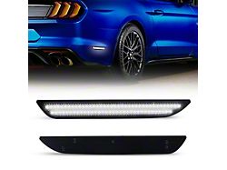 LED Side Markers; White; Smoked (15-23 Mustang)