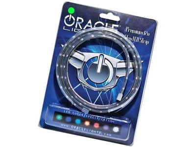 Oracle 15-Inch LED Flexible Strip; Green (Universal; Some Adaptation May Be Required)