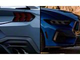 Front and Rear Lens Vinyl Tint Kit; Light (24-25 Mustang)