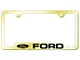 Ford Laser Etched Cut-Out License Plate Frame (Universal; Some Adaptation May Be Required)