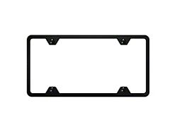 4-Hole Slimline License Plate Frame (Universal; Some Adaptation May Be Required)