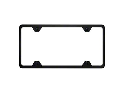 4-Hole Slimline License Plate Frame (Universal; Some Adaptation May Be Required)