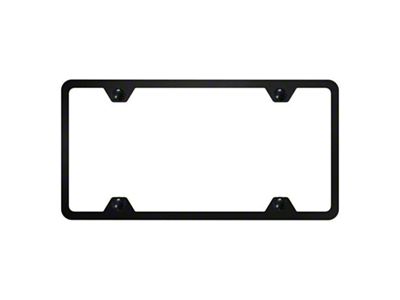 4-Hole Slimline License Plate Frame (Universal; Some Adaptation May Be Required)