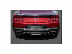 License Plate Frame Backing; Carbon Fiber (24-25 Mustang)