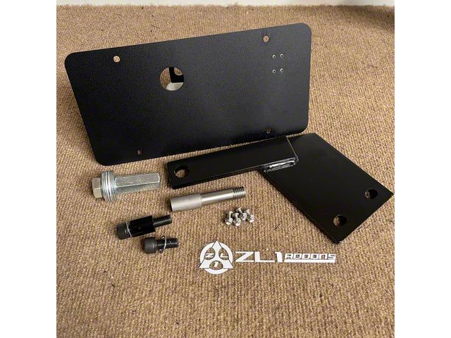 License Plate Holder with Shaft and Receiver (15-20 Mustang GT350)