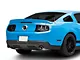 Light Bar Sequential Turn Signal LED Tail Lights; Black Housing; Smoked Lens (10-12 Mustang)