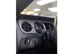 Light Control Accent Trim; Raw Carbon Fiber (10-14 Mustang)