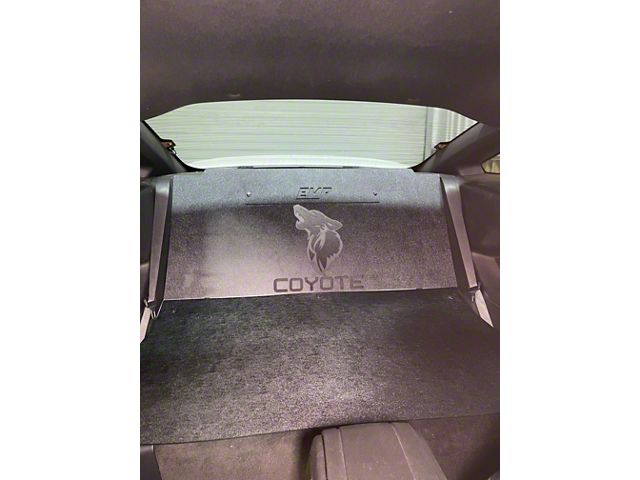 Lightweight Racer Rear Seat Delete Kit with Coyote Engraving (11-14 Mustang Coupe)