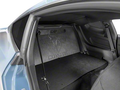 Lightweight Racer Rear Seat Delete Kit with Coyote Engraving (2024 Mustang Fastback)