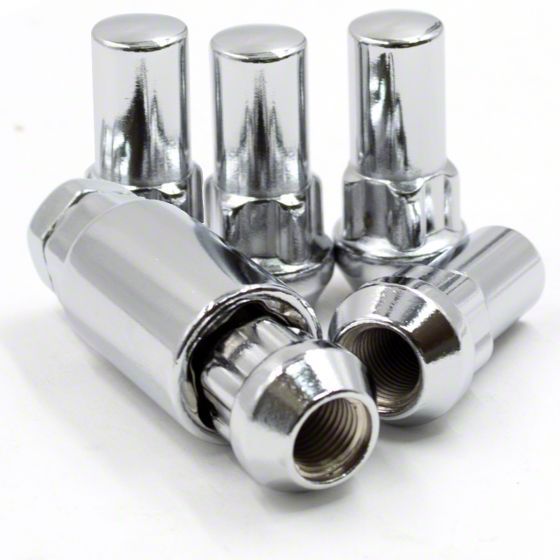 thumbnail image 2 of AVNPerformance 20x Chrome Spike Lug Nuts + Anti-Theft Key – 1/2-20 Thread – Fits 5x4.5 / 5x114.3 2 of 4