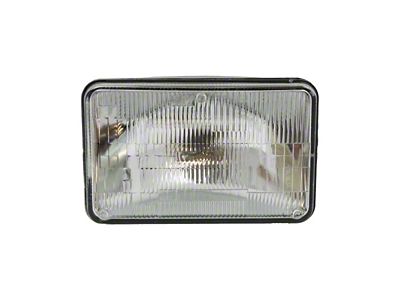 Low Beam Headlight; Chrome Housing; Clear Lens (1979 Mustang)