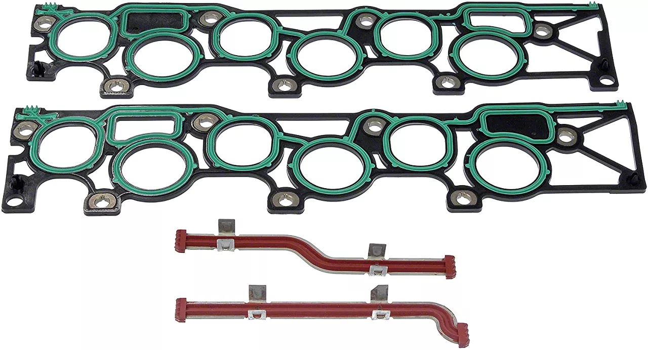 Mustang Lower Aluminum Intake Manifold Gasket Kit (0004 Mustang V6