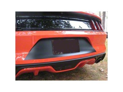 Lower Rear Fascia Accent Decal; Gloss Black (15-17 Mustang; 18-20 Mustang GT350)