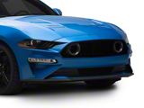 Mach 1 Style DRL LED Upper Grille; Glossy Black (18-23 Mustang GT, EcoBoost)