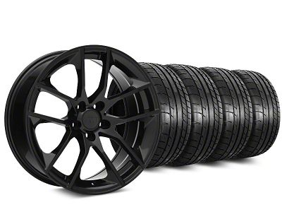 20x8.5 Magnetic Style Wheel & Mickey Thompson Street Comp Tire Package (05-14 Mustang GT, V6)