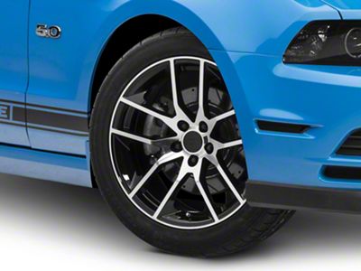 Magnetic Style Gloss Black Machined Wheel; 19x8.5 (10-14 Mustang)