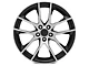 Magnetic Style Gloss Black Machined Wheel; Rear Only; 20x10 (10-14 Mustang)