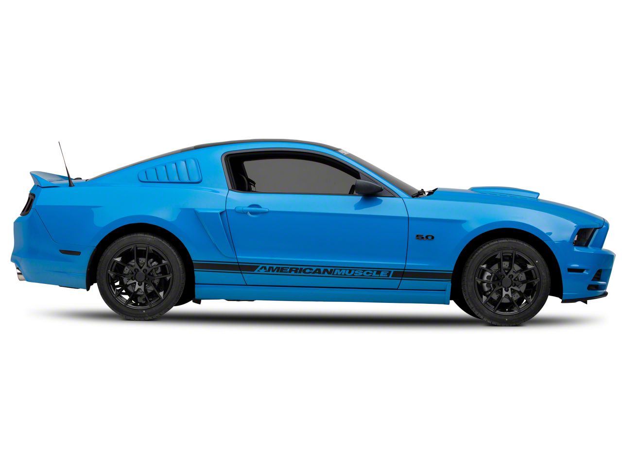 Mustang Magnetic Style Gloss Black Wheel; 19x8.5; 30mm