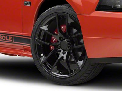 Magnetic Style Gloss Black Wheel; 19x8.5; 30mm Offset (99-04 Mustang)