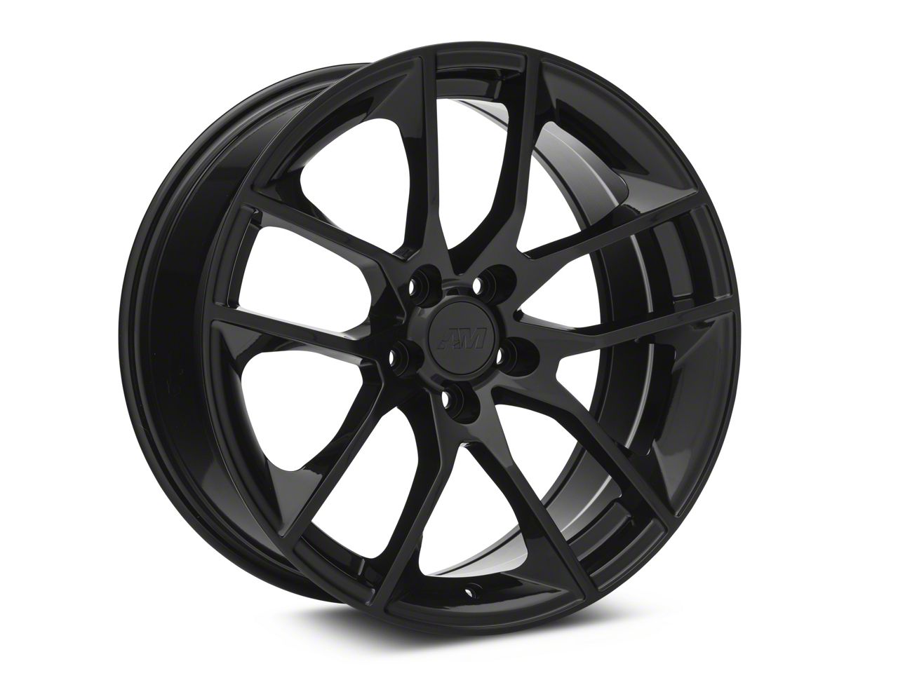 Mustang AMR Dark Stainless Wheel; 20x8.5; 30mm Offset (24-25
