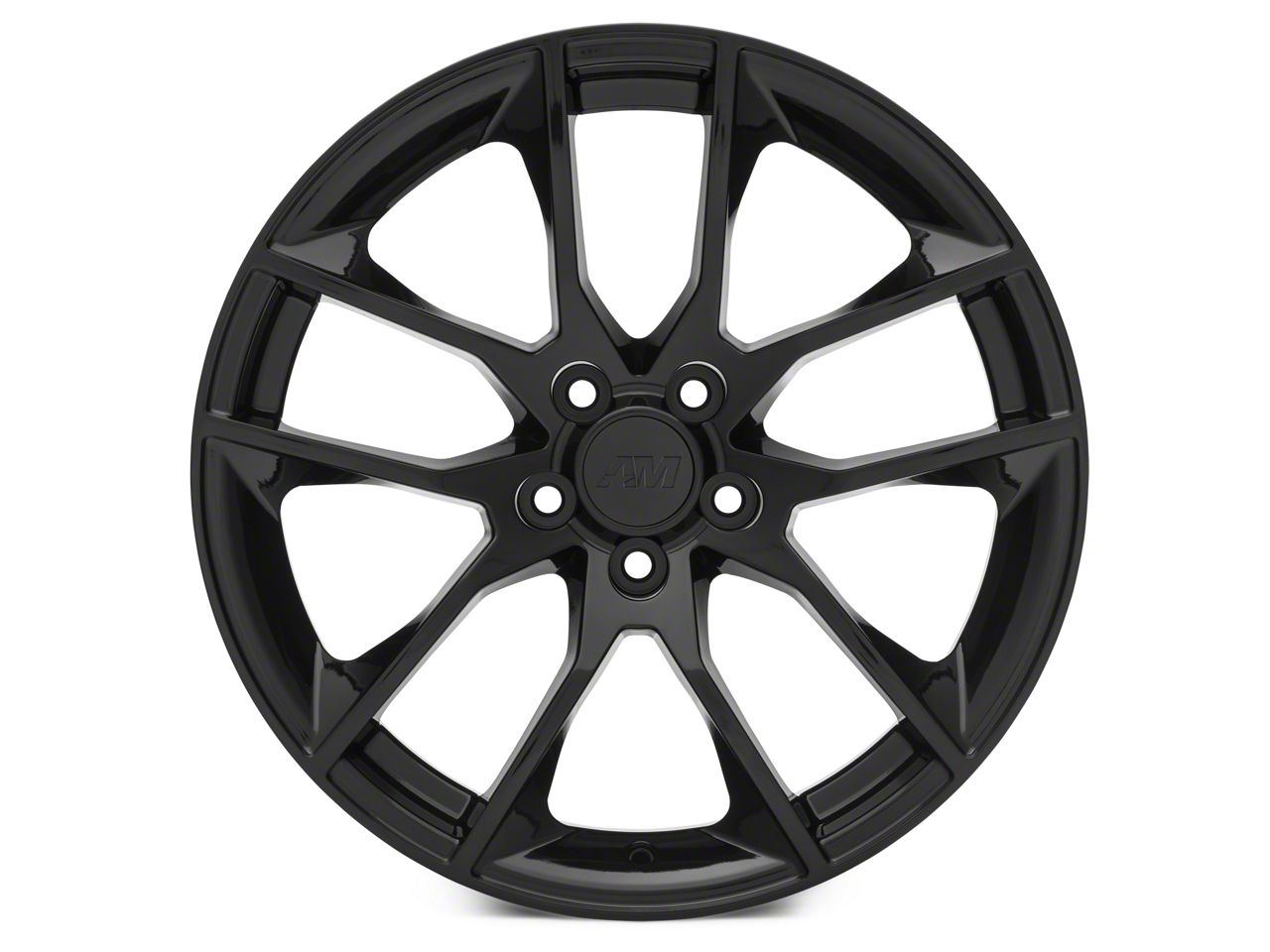 Mustang Magnetic Style Gloss Black Wheel; 20x8.5; 30mm