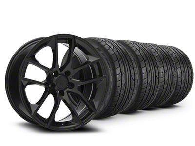 19x8.5 Magnetic Style Wheel & NITTO High Performance NT555 G2 Tire Package (05-14 Mustang)